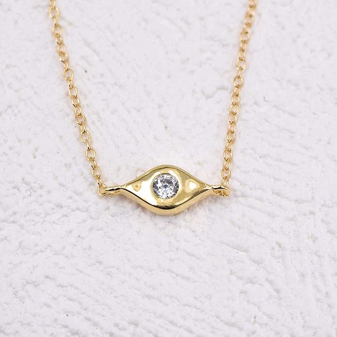 Dainty Evil Eye Bracelet Sterling Silver Bracelets
