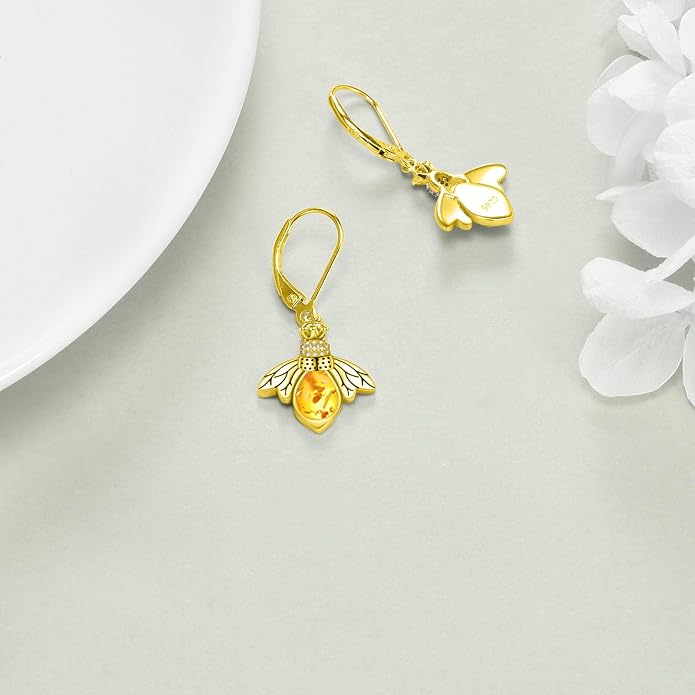 Butterflygold/Cat/dog/Dragonfly/Orca/Bee/Amber/Axolotl/Toothless/Hedgehog/Dragon/Snake/Horse/Mushroom/Anime/Dragonfly Earring for Women Sterling Silver Animals Drop Earring Jewelry Hypoallergenic (silver-butterfly)