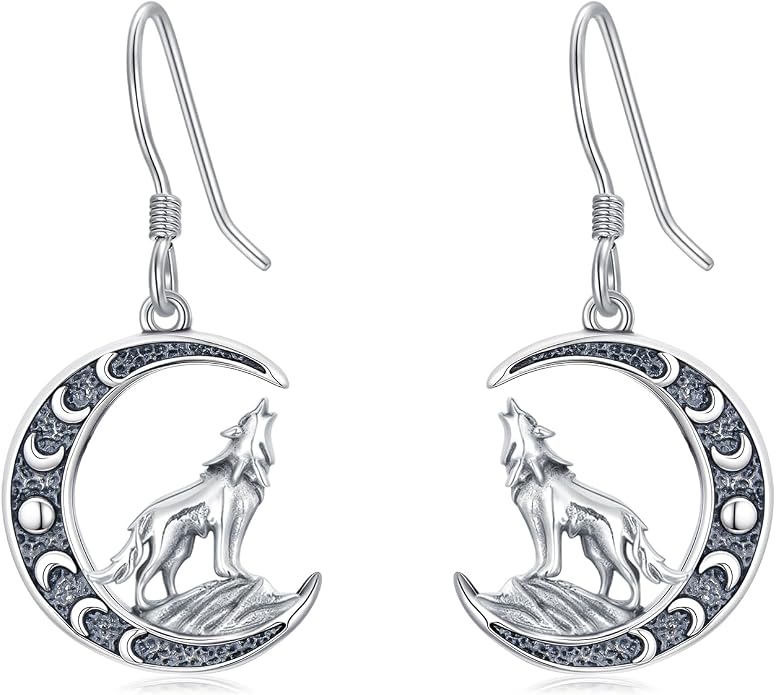Animal/Leaf/Gothic Dangle Earrings 925 Sterling Silver Animal/Leaf/Gothic Dangle Drop Earrings Easter/Halloween/Christmas Jewelry Gifts for Women Her