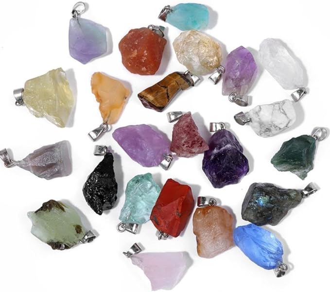10pcs Irregular Raw Natural Lapis Lazuli Rock Stone Pendant Healing Crystal Chakra Gemstone Charm for Jewelry Making DIY Necklace Earrings Accessories Reiki