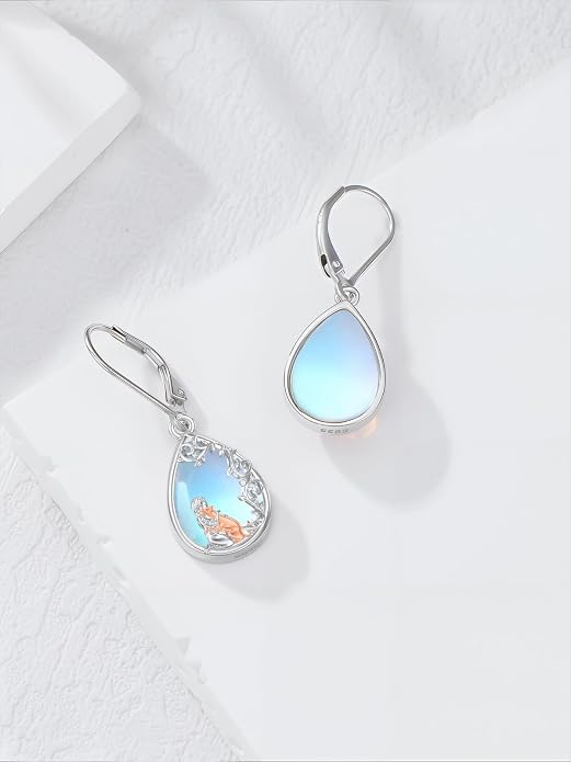 Seiyang Dangle Earrings 925 Sterling Silver Animal/American Flag/Turquoise Dangle Drop Earrings Jewelry Gifts for Women