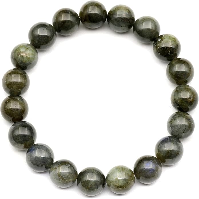 Natural Gemstone Beaded Stretch Bracelet for Men & Women | Handmade 8mm Stone Jewelry | Zodiac Chakra Elastic Bracelet | Meaningful Gift Collection
