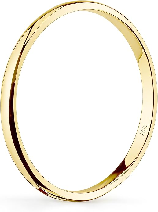 10k Light Comfort Fit Wedding Band