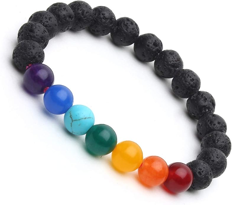 Arihant Gems And Jewels Reiki/Yoga Healing Crystal Stretchable Bracelet,100% Natural And Certified, Astrological Gemstone, Unisex Both For Men & Women - (8 Mm)
