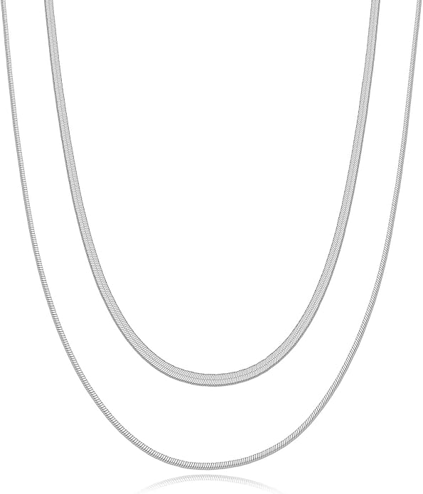Natural Freshwater Baroque Pearl Necklace 14K Gold Plated Dainty Choker Necklace for Women Girls Snake Chain/Cuban Link/Paperclip/Ball Beaded Chain/Tennis Chain Fashion Jewelry for Gift