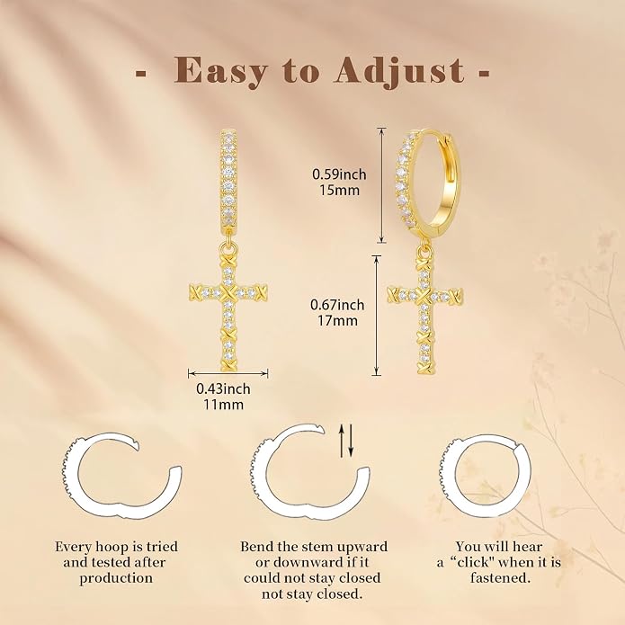 Gold Dainty Hoop Earrings for Women Hypoallergenic Lightweight 14K Gold Huggie Earrings Jewelry Valentines Day Gifts for Wife Girlfriend Her
