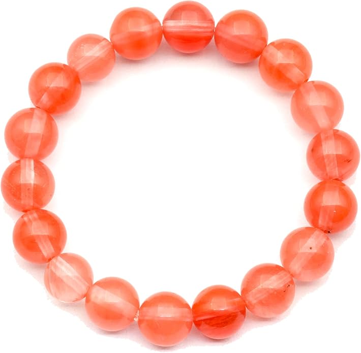 Natural Gemstone Beaded Stretch Bracelet for Men & Women | Handmade 8mm Stone Jewelry | Zodiac Chakra Elastic Bracelet | Meaningful Gift Collection