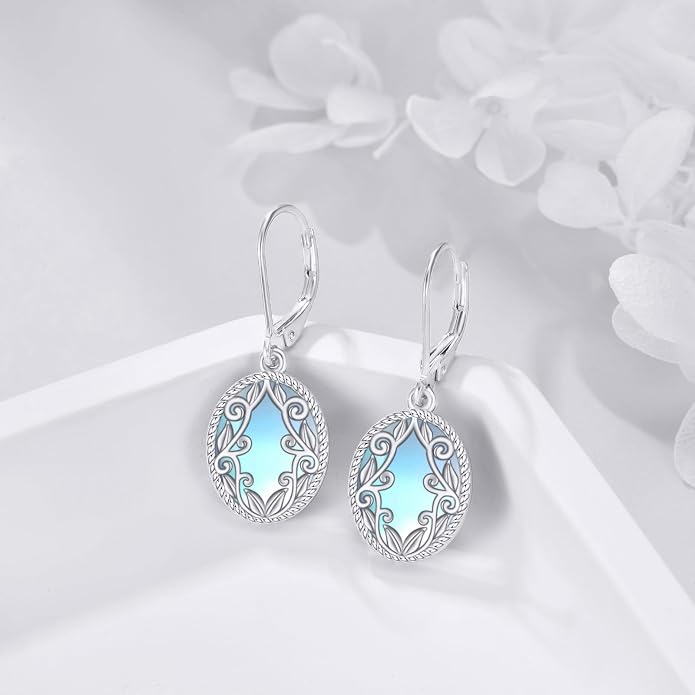 Teardrop Earrings Sterling Silver Filigree Irish Celtic Teardrop Drop Earrings Jewelry Gifts For Women