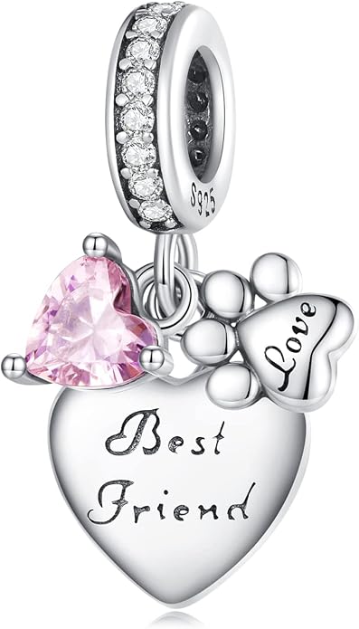 NINGAN 925 Sterling Silver Charm Golden Love Charm Buckle Safety Chain Travel Bead Firefly Dragonfly Pendant, Suitable for Women Bracelet and Necklace as Gift from Mom and Friends