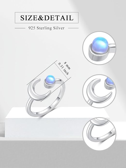 Midari Toe Rings for Women 925 Sterling Silver Hypoallergenic Adjustable Open Band Ring for Women Summer Beach Open Toe Jewelry Foot Jewelry