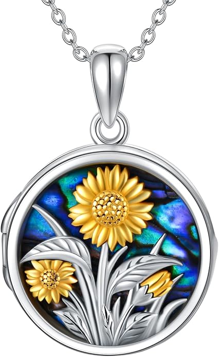 Dorunmo Personalized Locket Necklace 925 Sterling Silver that Holds Pictures Butterfly Birthstone Photo Heart Locket Custom Jewelry Congratulations New Beginnings New Job Gifts for Women