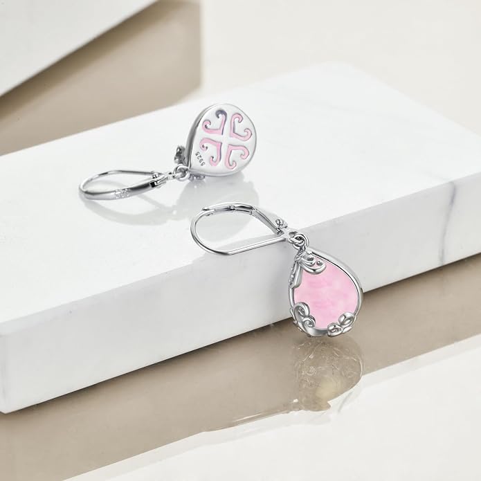 Celtic Filigree Earrings for Women Gemstone Jewelry Gifts