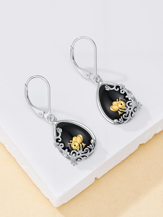 Dorunmo 925 Sterling Silver Western Dangle Earrings for Women Bohemian Earrings Hypoallergenic Christmas Jewelry Gifts for Women