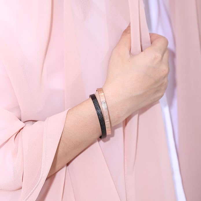 Qitian Islamic Jewelry Gifts for Women Allah Gold Bangles Bracelets Ayatul Kursi Arabic Cuff Bracelet for Women Men Islam Eid Ramadan New Year Gifts