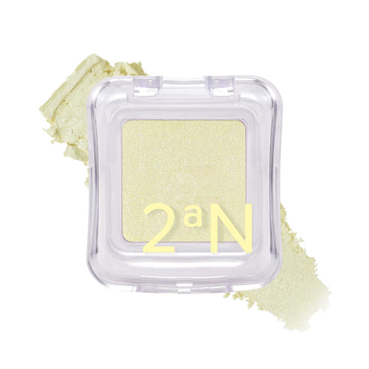 2aN Pure Glash Highlighter – Glass-Like Sheen Powder Highlighter for a Natural, Radiant Glow | Buildable, Long-Lasting, Lightweight Formula (LEMONGRASS, 0.8oz)