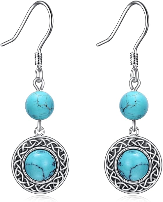POPLYKE 925 Sterling Silver Tree of Life Dangle Earrings for Women Fashion Abalone Shell Jewelry Gifts for Mom Sister Friend Birthday