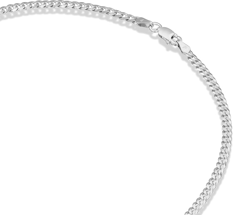 PAVOI 22K Gold Plated Chain Necklace For Women | Italian Solid 925 Sterling Silver Necklace for Men | Cuban Link, Rope, Snake & Rope Diamond-Cut Herringbone | Trendy Unisex Jewelry