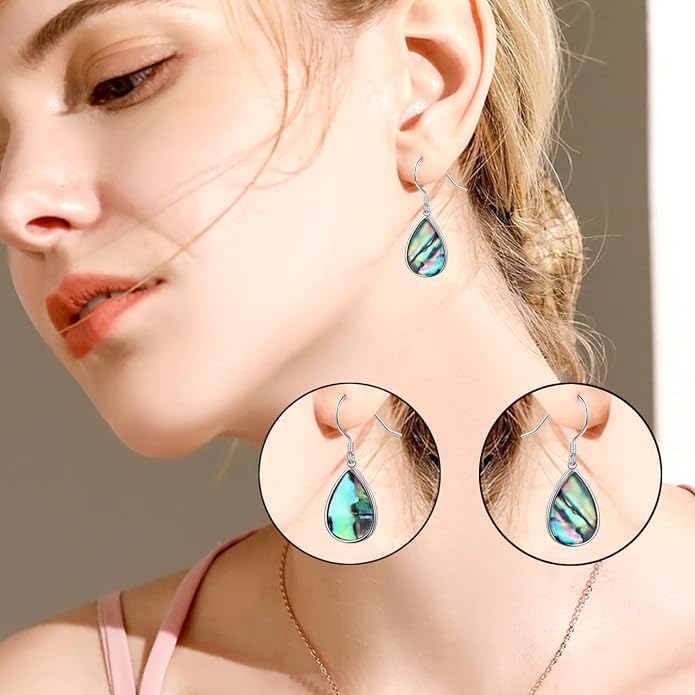 S925 Sterling Silver Vertical Drop Dangle Earrings Gift for Women Teenage