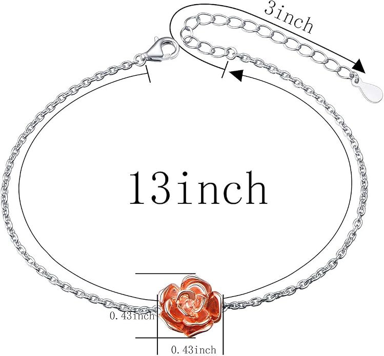 DAOCHONG S925 Sterling Silver Choker Short Necklace Pendant for Women Jewelry Gift