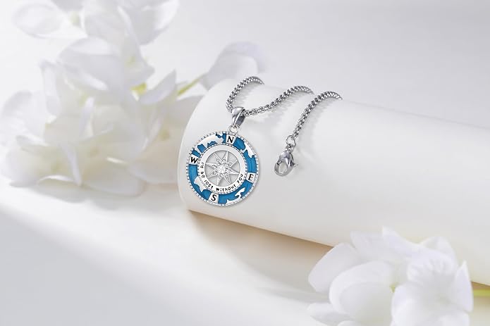 Thors Hammer Necklace/Viking Tree of Life/Valknut/Vegvisir/Triskelion/Sword/Spear Point Arrowhead/Urn Necklace for Ashes/Compass Necklace 925 Sterling Silver Amulet Jewelry for Men Women