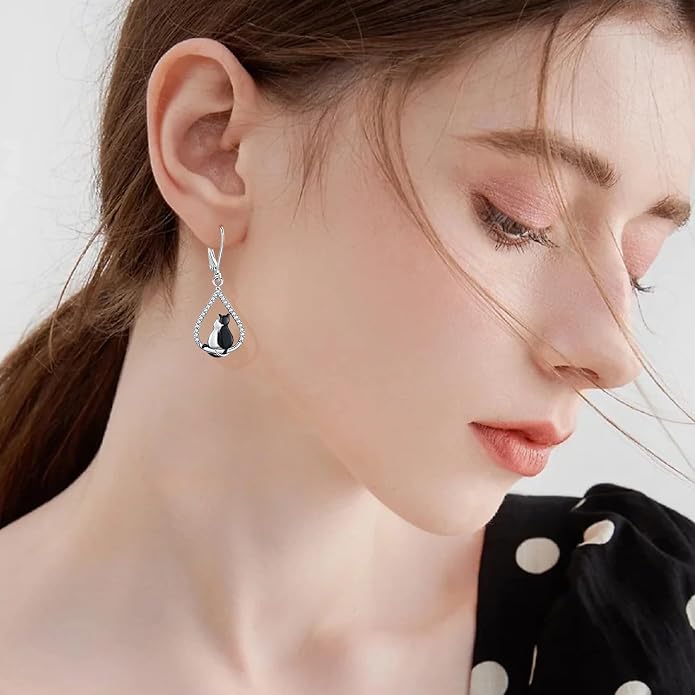 Aniu Tree of Life Earrings for Women Turquoise Malachite Teardrop Dangle Earrings for Women Sterling Silver Anniversary Birthday Drop Dangle Earrings Jewelry Gifts