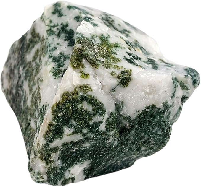 Large 1.25-2.0” Natural Tree Agate Raw Crystals Stones for Meditation, Chakra, Reiki, Crystal Grid, Energy Work, Wire Wrapping, Tumbling & Spiritual Home Decor