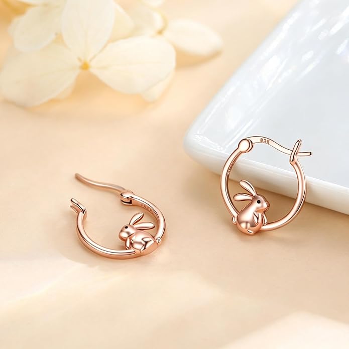 Cute Animal Leverback Earring 925 Sterling Silver Summer Bohemia Beach Theme Earrings for Women