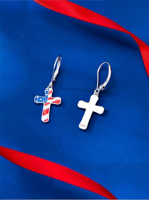 Seiyang Dangle Earrings 925 Sterling Silver Animal/American Flag/Turquoise Dangle Drop Earrings Jewelry Gifts for Women