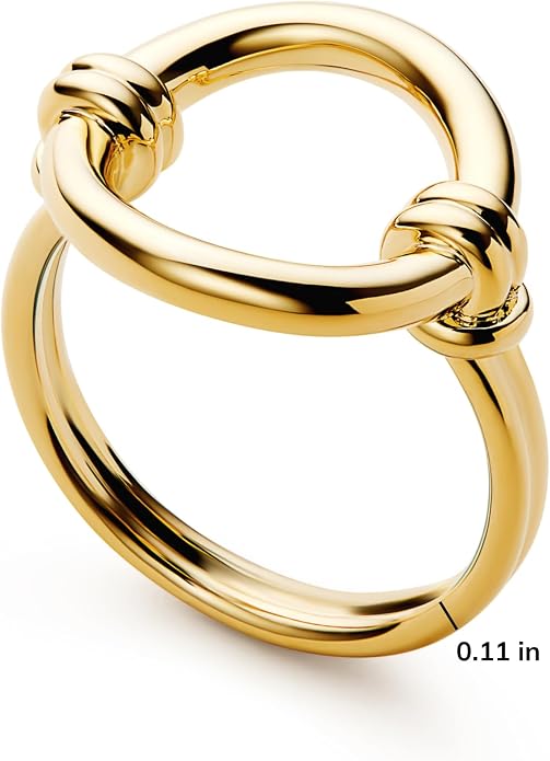Ana Luisa Gold Rings for Women - 14K Gold Plated Rings for Women Non Tarnish - Trendy Stacking Ring for Daily Wear - Twisted, Heart, Eternity Ring Styles - Hypoallergenic & Water-Resistant Jewelry