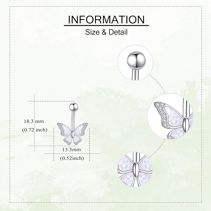 Sunflower Daisy Belly Button Ring Dangle Hoop 925 Sterling Silver Hypoallergenic Belly Button Piercing Body Navel Rings Sexy Belly Button Jewelry Gifts for Women (14G)