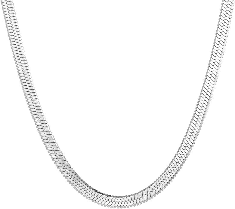 Gold Chain Necklace for Women Dainty Simple Satellite Beaded Twisted Chain Choker Necklace Everyday Jewelry Christmas Gifts