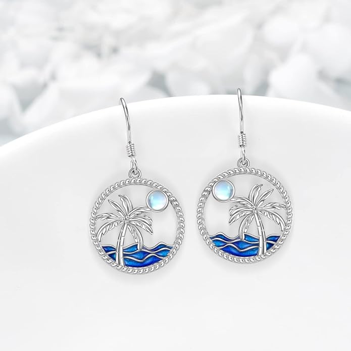 Beach Starfish Earrings for Women Sterling Silver Starfish Jewelry Gifts