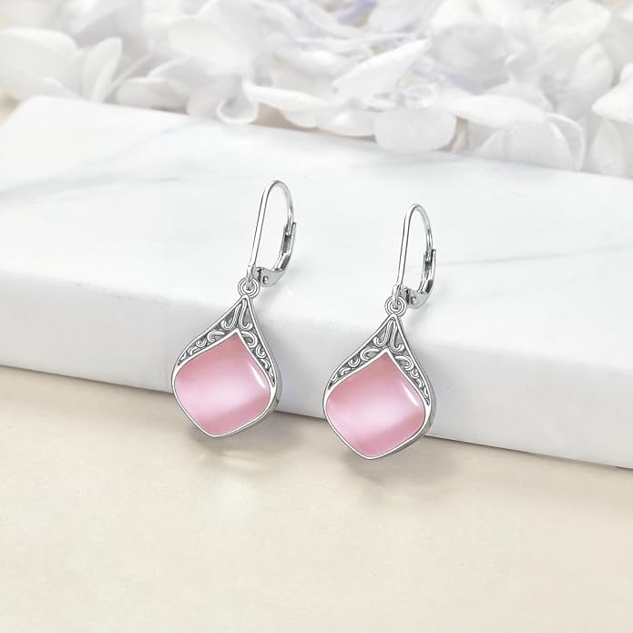 Teardrop Earrings Sterling Silver Filigree Irish Celtic Teardrop Drop Earrings Jewelry Gifts For Women