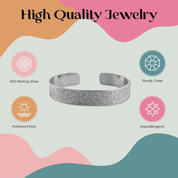 FashionJunkie4Life 925 Sterlin Silver and Stainless Steel Open Cuff Bracelet