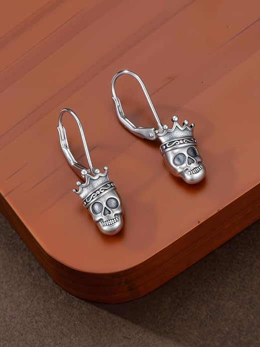 Animal/Leaf/Gothic Dangle Earrings 925 Sterling Silver Animal/Leaf/Gothic Dangle Drop Earrings Easter/Halloween/Christmas Jewelry Gifts for Women Her