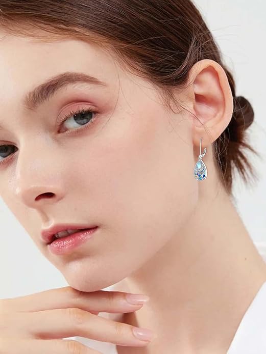 Seiyang Dangle Earrings 925 Sterling Silver Animal/American Flag/Turquoise Dangle Drop Earrings Jewelry Gifts for Women