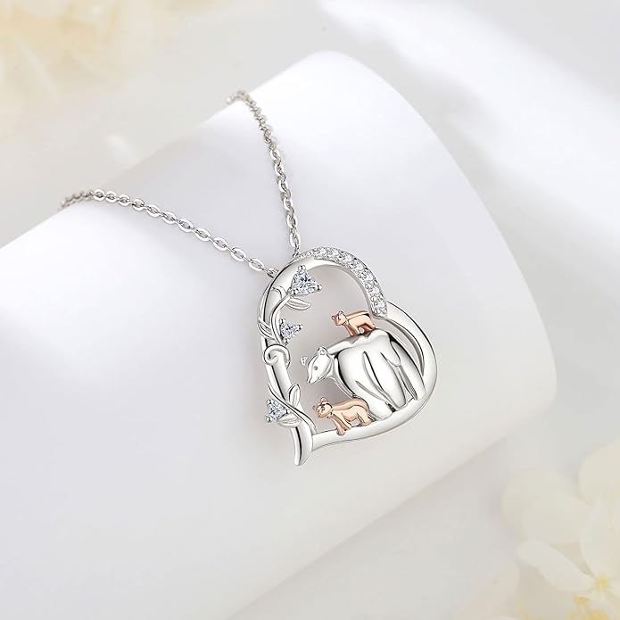 Vito 925 Sterling Silver Tree of Life Necklace for Women, Mother Tree Pendant for Mom Mother Necklace Mother's Day Jewelry Gift for Wife Grandma, 18/22 Inch Chain