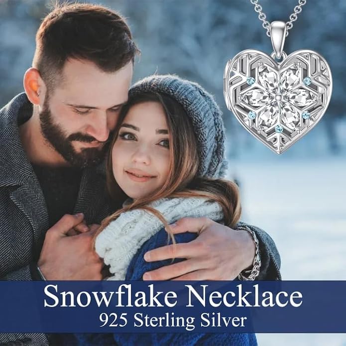 Dorunmo Personalized Locket Necklace 925 Sterling Silver that Holds Pictures Butterfly Birthstone Photo Heart Locket Custom Jewelry Congratulations New Beginnings New Job Gifts for Women