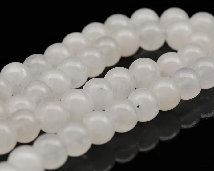 Natural Gemstone Beaded Choker Necklace | 8mm Handmade Adjustable Jewelry for Men & Women | Chakra Balancing Crystal Necklace | Spiritual Gift | Macrame Cord with Extender
