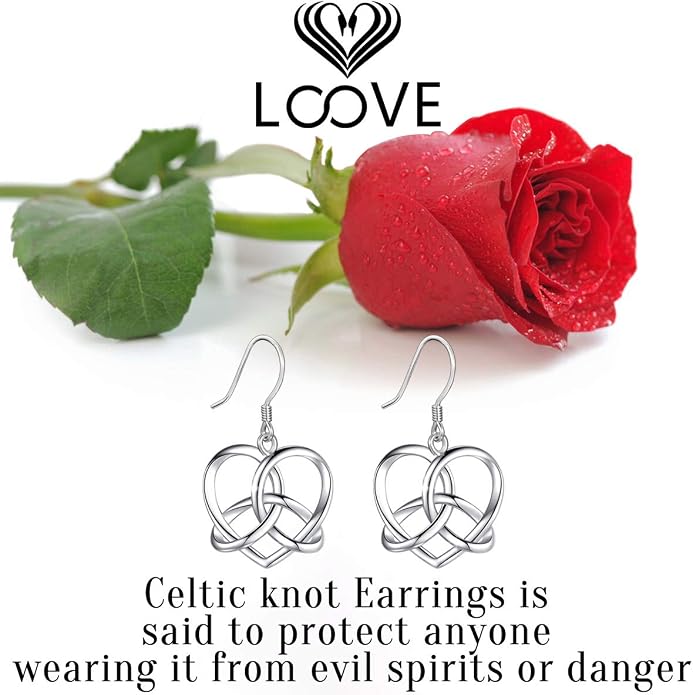 Tree of Life/Cat/Turtle/Butterfly/Flower/Celtic/Turquoise/Moonstone Dangle Earrings for Women Sterling Silver Cute Animals Drop Earrings Jewelry Gifts