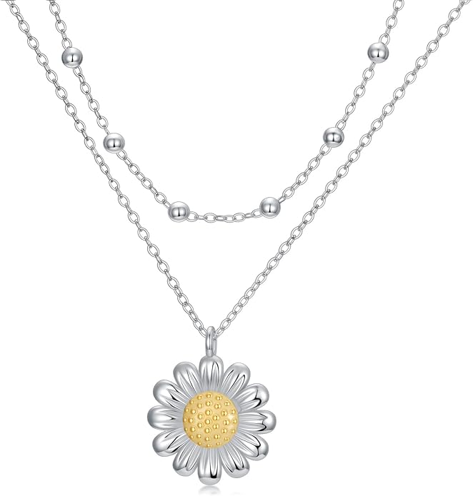 Midari Ocean Necklace 925 Sterling Silver Flamingo Mama Bear Dolphin Penguin Sea Turtle Axolotl Desert Cactus Nautical Rudder Tropical Palm Compass Wave Pendant Boho Jewelry Gifts for Women Men
