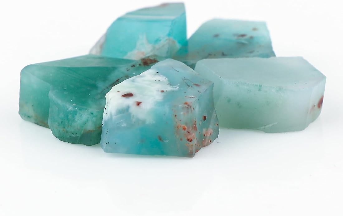 5pcs, Wholesale Raw Natural Gemstones and Crystals, Assorted Rough Stones, Bulk Loose Rock Supplies, DIY Crafts-Jewelry Making, Wire Wrapping, Gem Collection