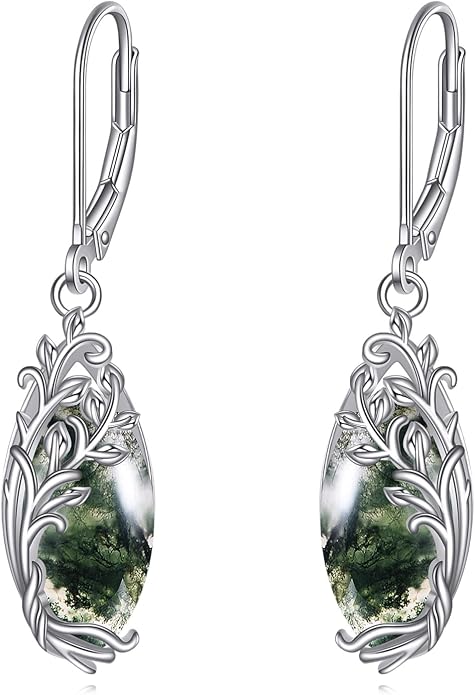 Celtic Filigree Earrings for Women Gemstone Jewelry Gifts