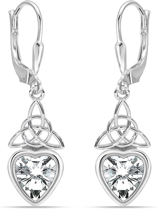 LeCalla Women's Drop & Dangle Earrings | 925 Sterling Silver Leverback Earrings | Lightweight Teardrop Lever Back Drop Dangle Earring for Women
