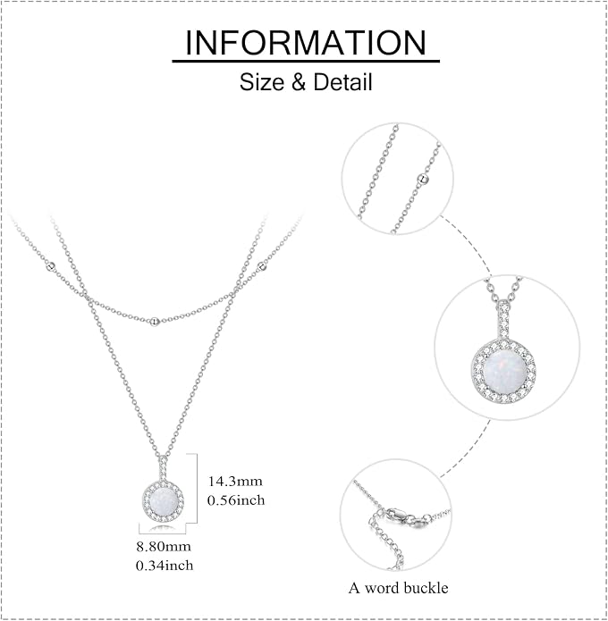 MONGAS Tree of Life/Infinity Cross/Lock and Key/Lotus/Hamsa/Horse/Strawberry/Opal/Lariat/Dragonfly/Heart/Violin Layered Necklace Sterling Silver for Women