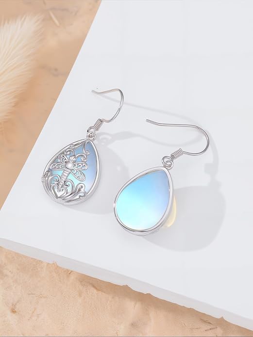 Midari Heart Dangle Earrings 925 Sterling Silver Leverback Drop Earrings Teacher Music Art Jewelry Gifts for Women Students Apple/Guitar/Palette/Note Design