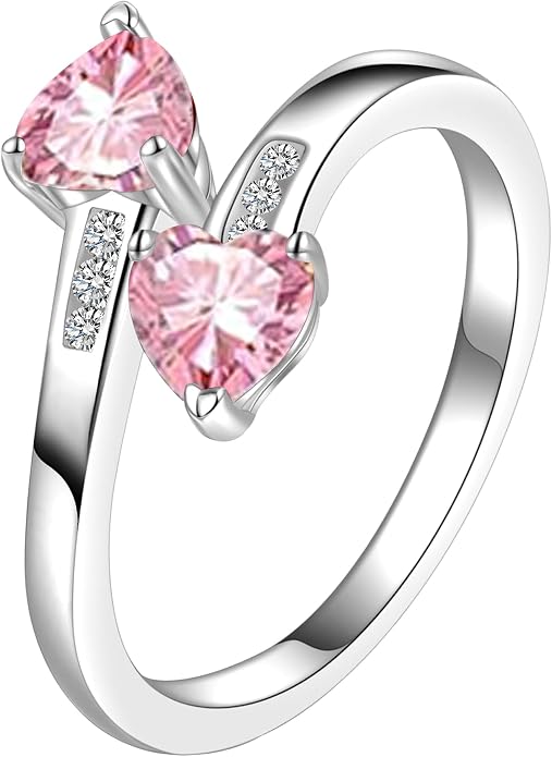 Btysun Mothers Day Gifts, Birthday Gifts for Women Non Tarnish Gold Rings Adjustable 1-12 Birthstone Rings Birthday Gift for Wife Mom Stocking Stuffers Promise Ring Anniversary Wedding Jewelry