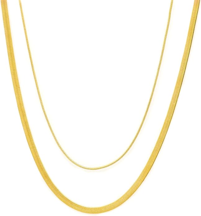 14K Gold Plated Paper Clip Chain Link Necklace Satellite Cross Key Starfish Turquoise Heart Necklace for Women