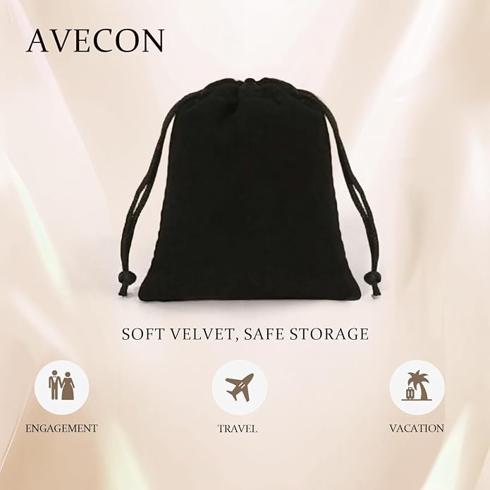 AVECON 3CT/5CT Elongated Cushion Cut Engagement Ring for Women, Promise Wedding Cubic Zirconia 14K Gold/White Gold Plated Band Size 5-9