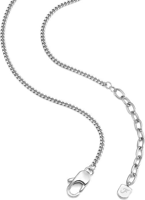 Fossil Men's Stainless Steel or Leather Necklace for Men